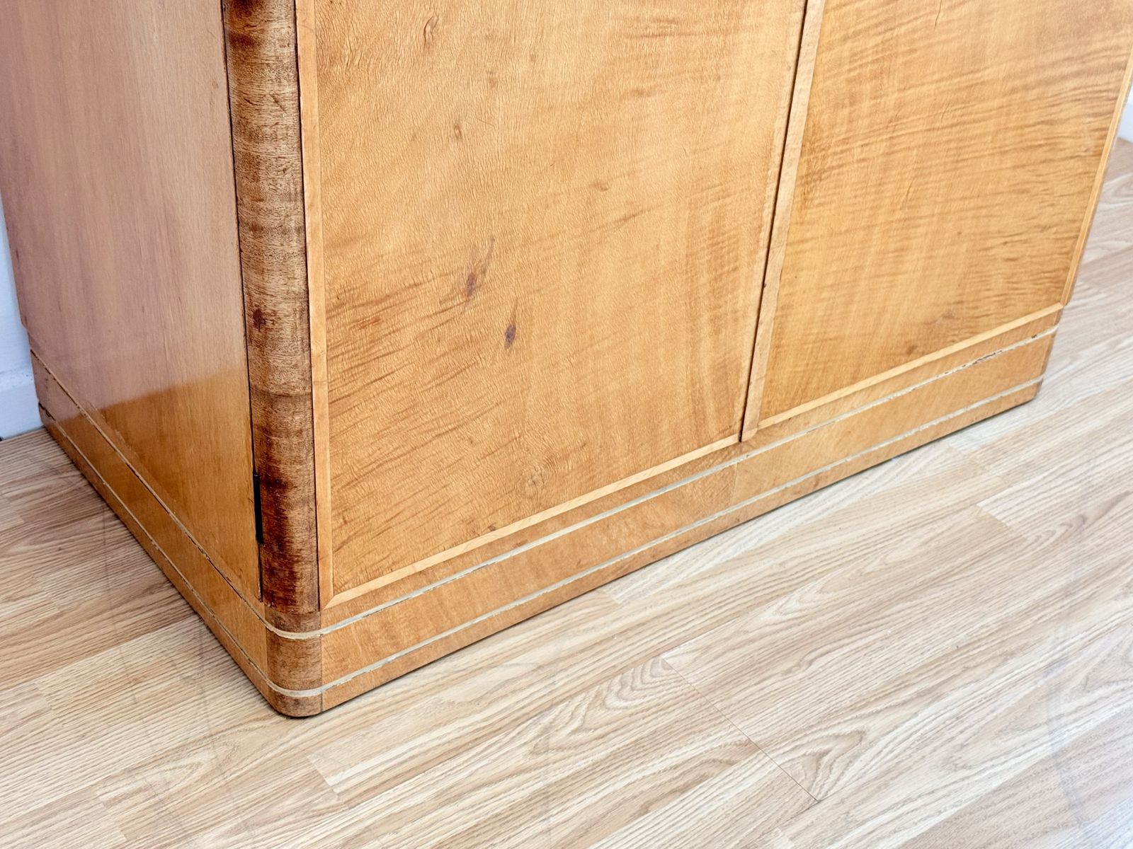 Art Deco Compactum Wardrobe, Walnut With Fitted Integral Interior photo 895.0