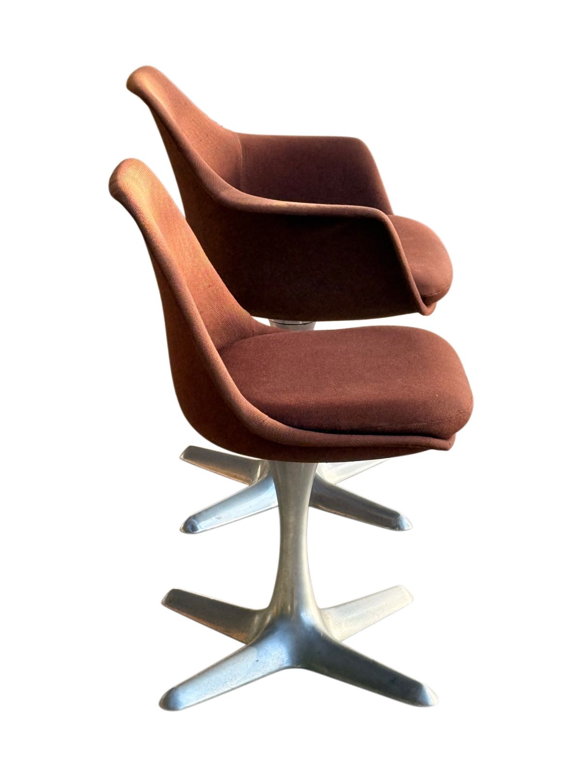 Maurice Burke For Arkana, Set Of 6(4+2) Mid Century Modern Tulip Dining Chairs photo 985.0
