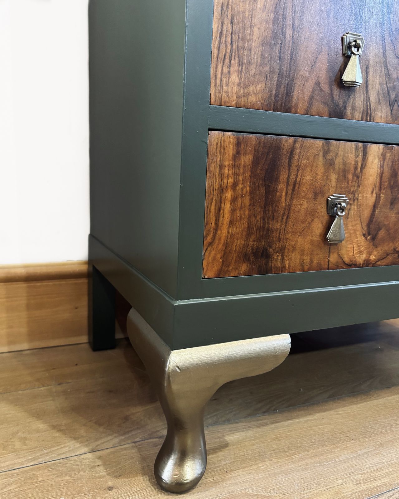 Walnut Chest Of Drawers, Mid 20th Century photo for sale