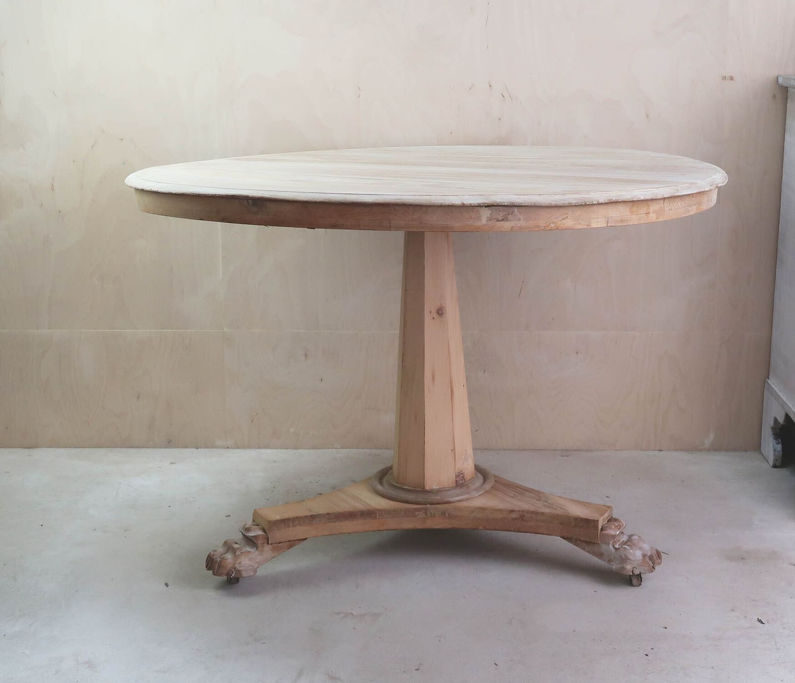 Small Antique Palladian Style Round Bleached Table. English C.1835 photo 1500.0