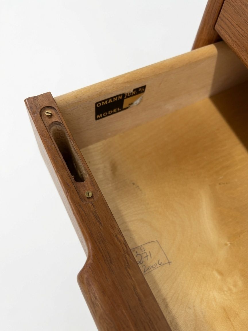 Gunni Omann #75 Teak Executive Desk, 1960s. photo vintage