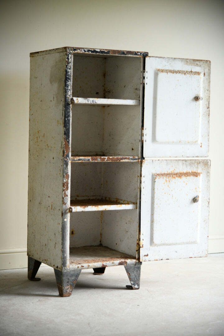 395.0 Original Mid 20th Century Industrial Double Locker photo