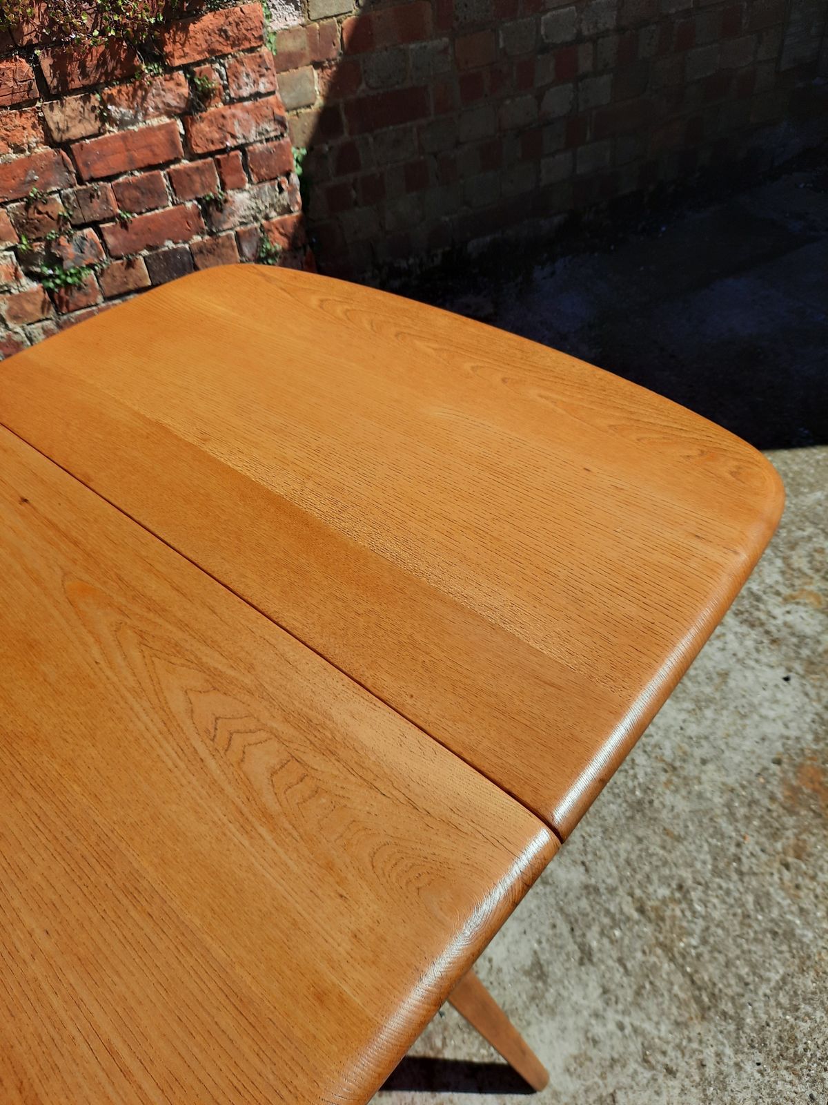photo furniture 1950s Ercol Blonde Dropleaf Dining Table \ Fully Refurbished