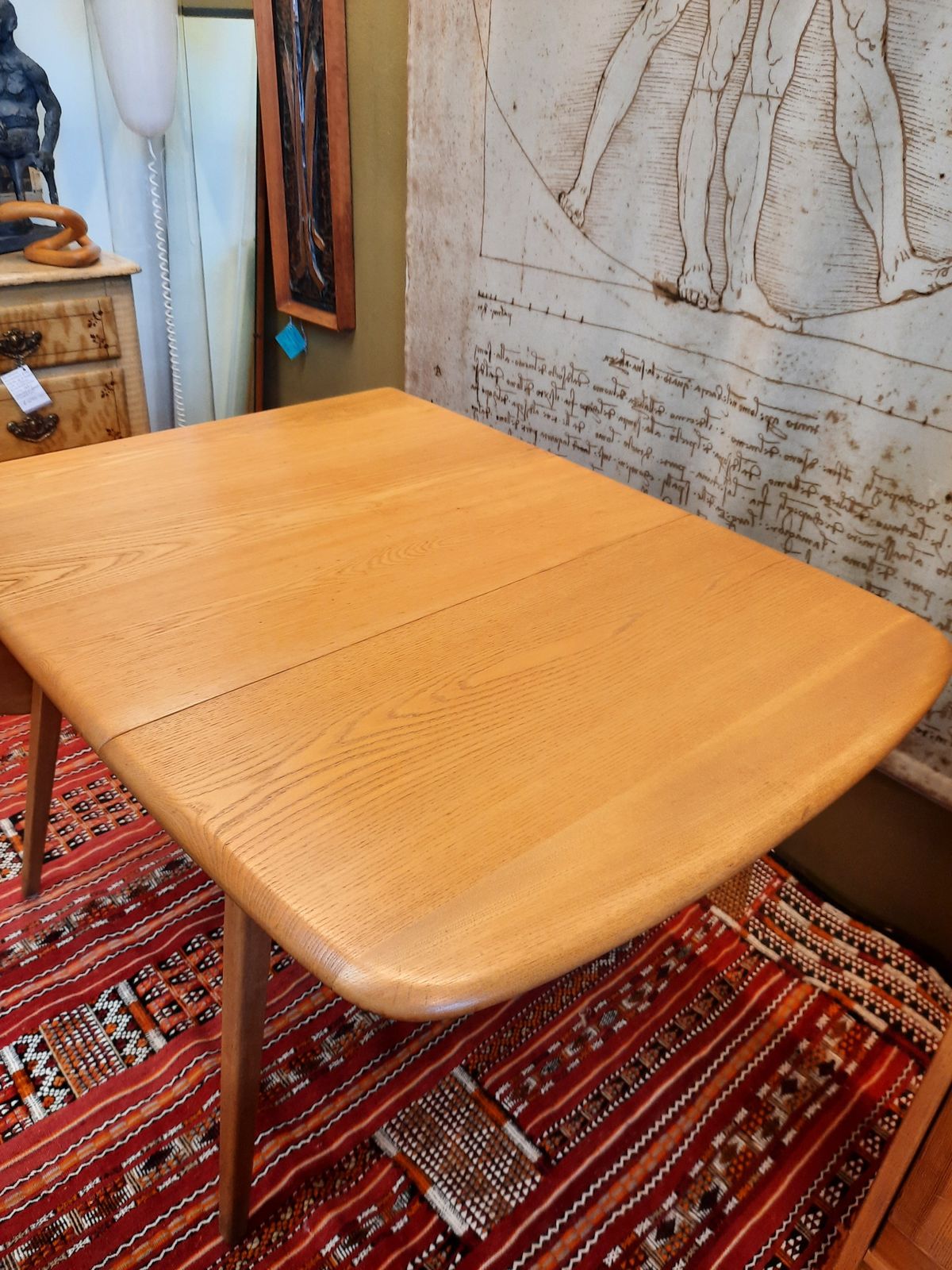 1950s Ercol Blonde Dropleaf Dining Table \ Fully Refurbished photo Furniture