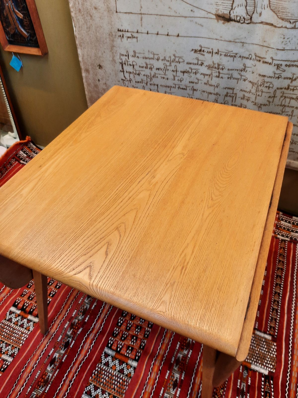 1950s Ercol Blonde Dropleaf Dining Table \ Fully Refurbished photo 535.0