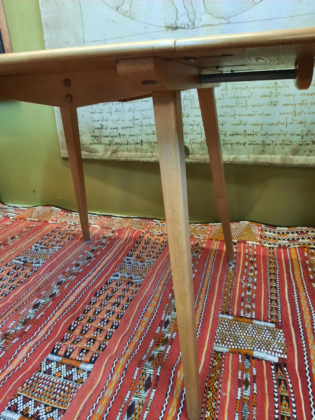 535.0 1950s Ercol Blonde Dropleaf Dining Table \ Fully Refurbished photo