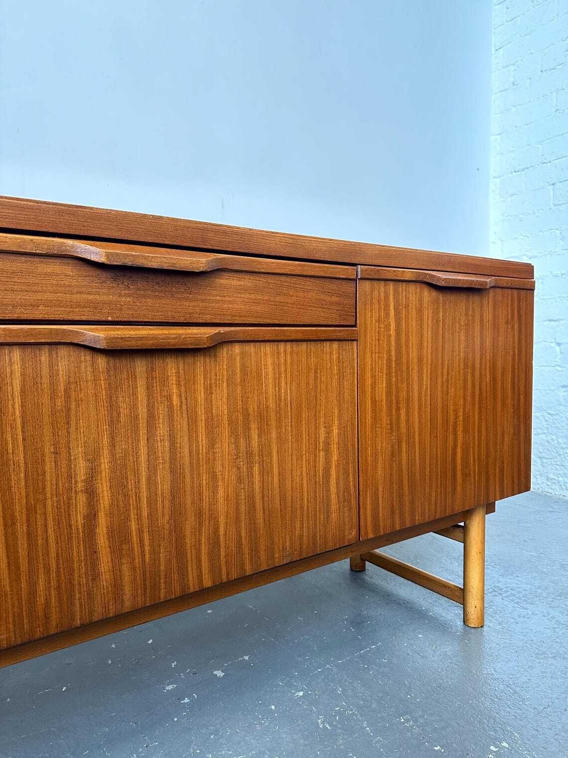 Vintage 1970s Austinsuite Teak Sideboard  Danish Retro G Plan Mid Century. photo for sale