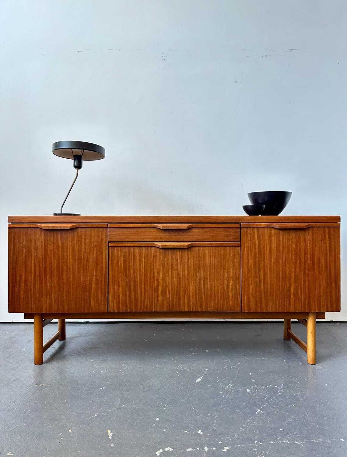 Vintage 1970s Austinsuite Teak Sideboard  Danish Retro G Plan Mid Century. photo 740.0