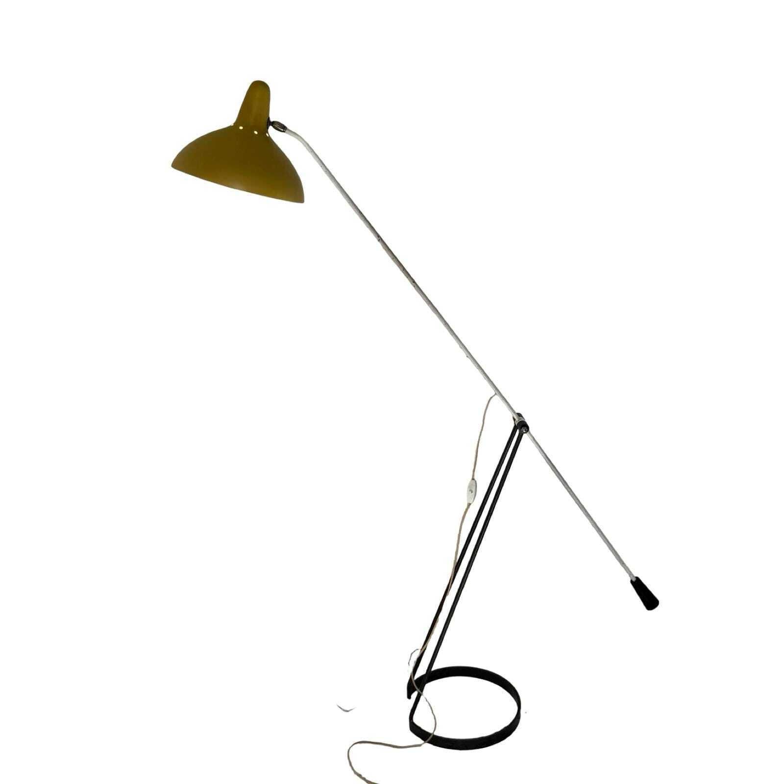 Floris Fiedeldij voor Artimeta — Tivoli / Grashopper — Vloerlamp — Ca. jaren 1950, Dutch Design — Zeldzaam model photo vinterior