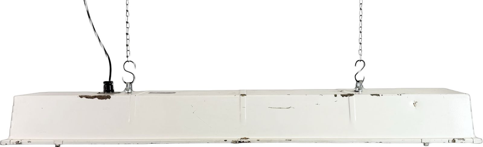 Beige Industrial Hanging Tube Light From Famor , 1970s