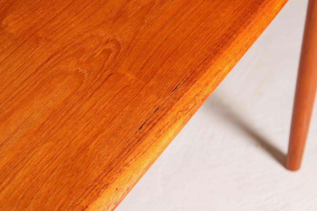 photo for sale Midcentury Danish Extending Teak Dining Table C.1970