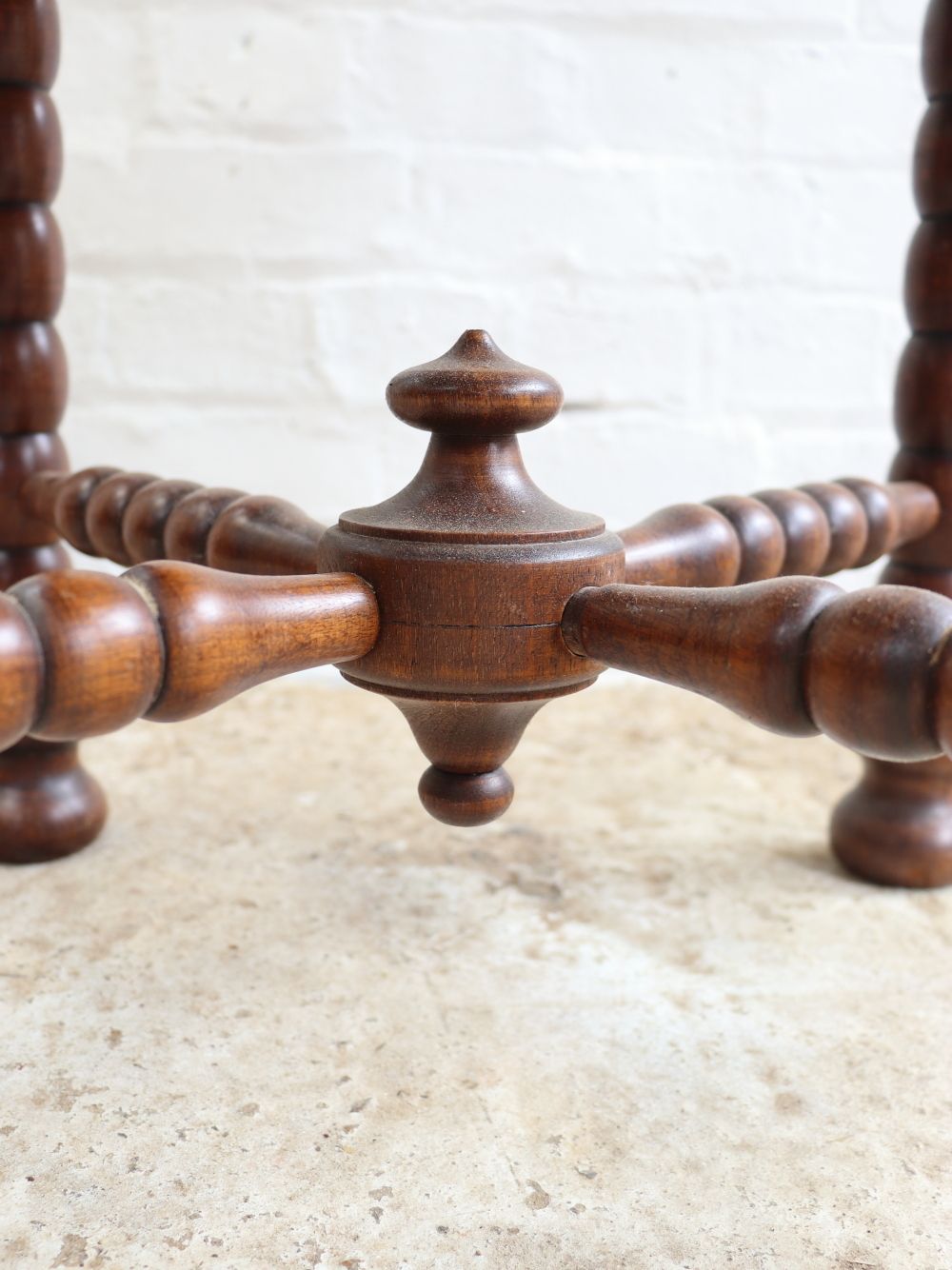 Vintage French Bobbin Table photo for sale