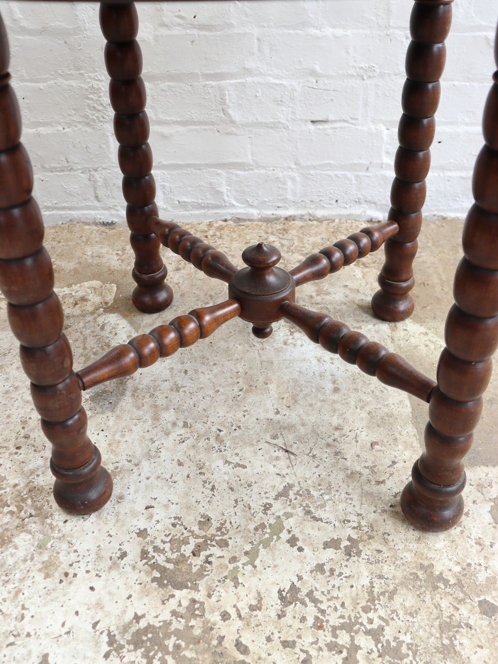 Vintage French Bobbin Table photo Furniture