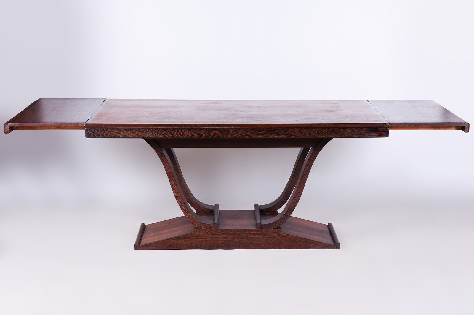 Original Art Deco Folding Dining Table, Wengé, Revived Polish, France, 1920s photo vinterior
