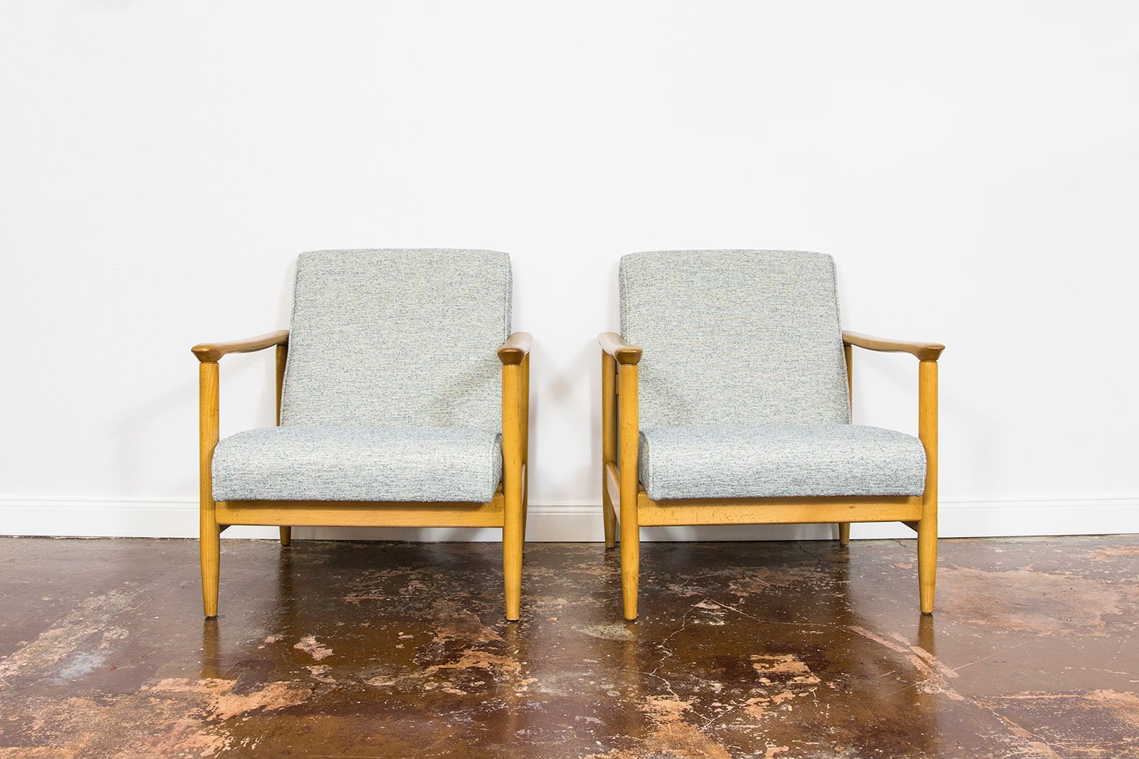 Vintage Fauteuils Gfm 142 Van Edmund Homa, Gfm, Polen, Ca. Jaren 1960, Set Van 2 photo buy
