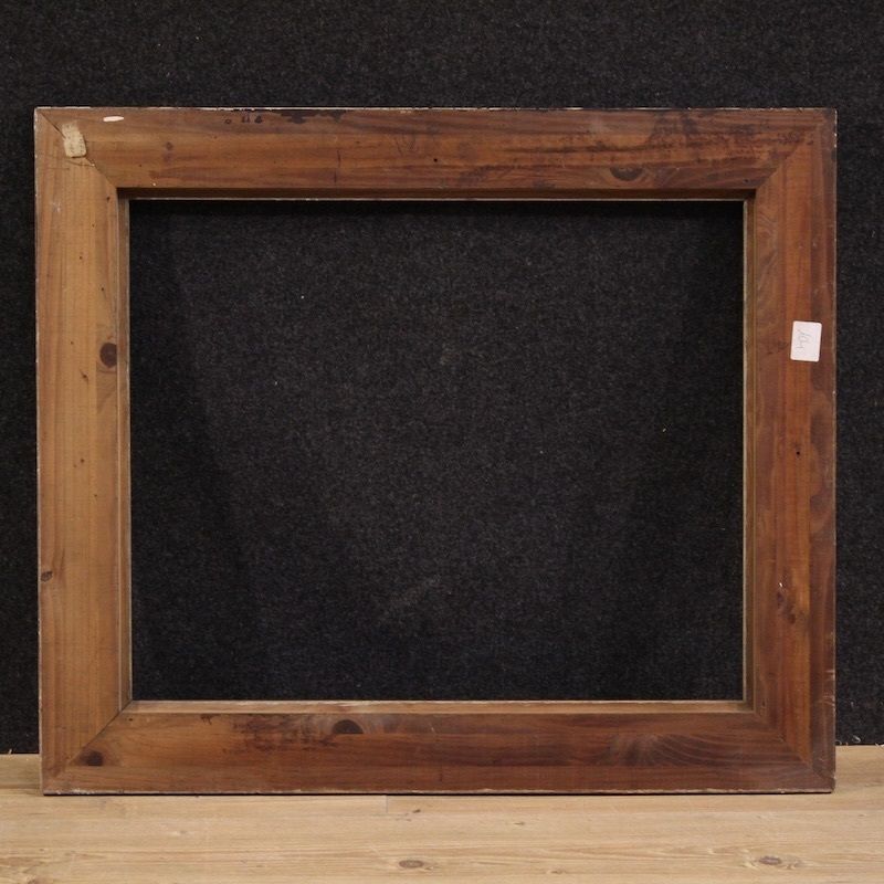 20e-eeuwse Italiaanse vergulde houten lijst met gips photo vintage