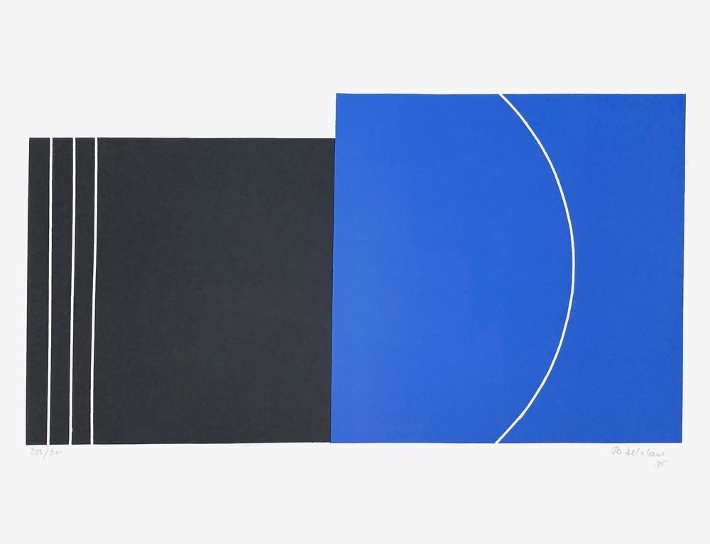 Jo Delahaut Signed Screenprint St 115 1975