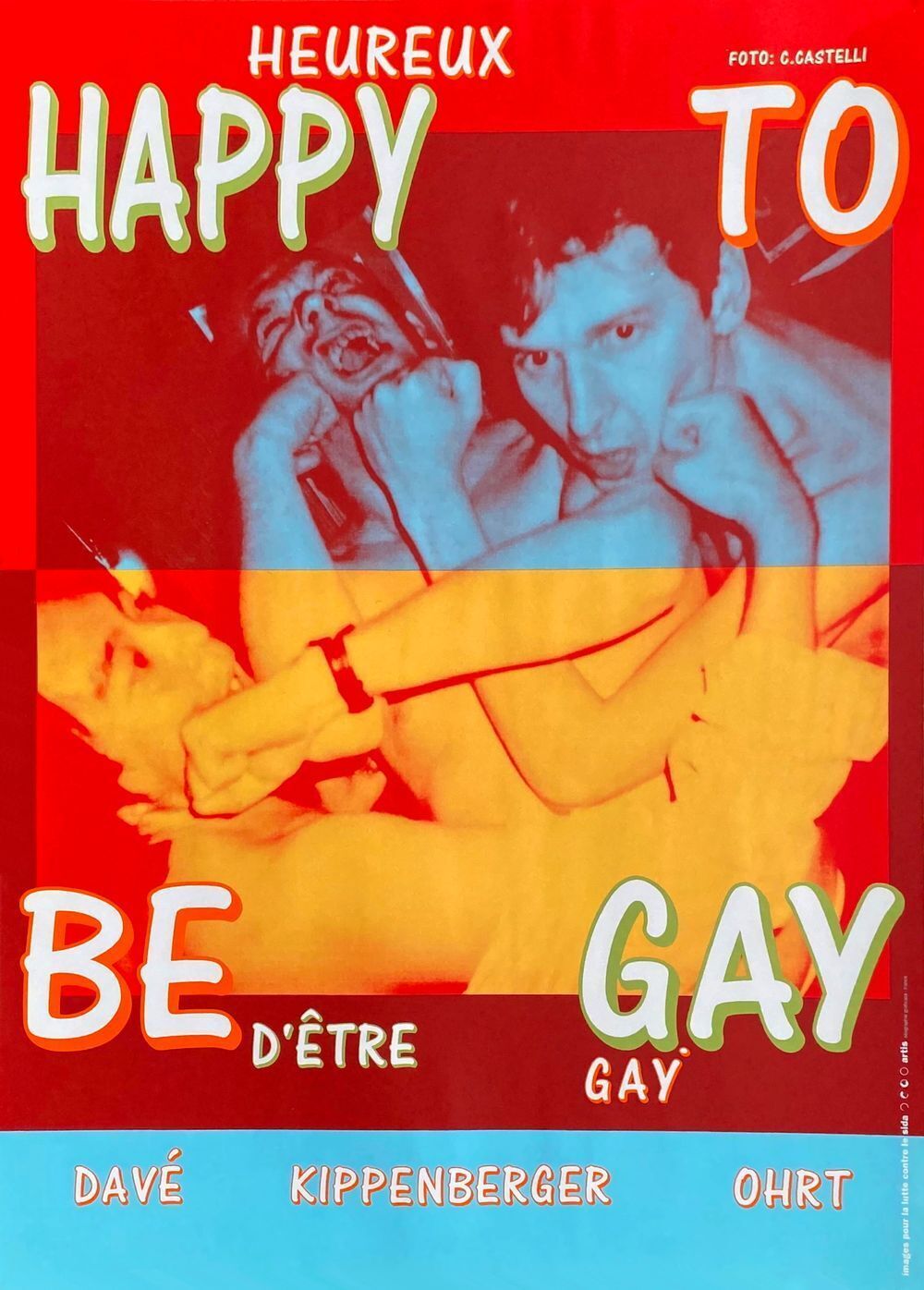 Affiche Martin Kippenberger Happy To Be Gay 1993