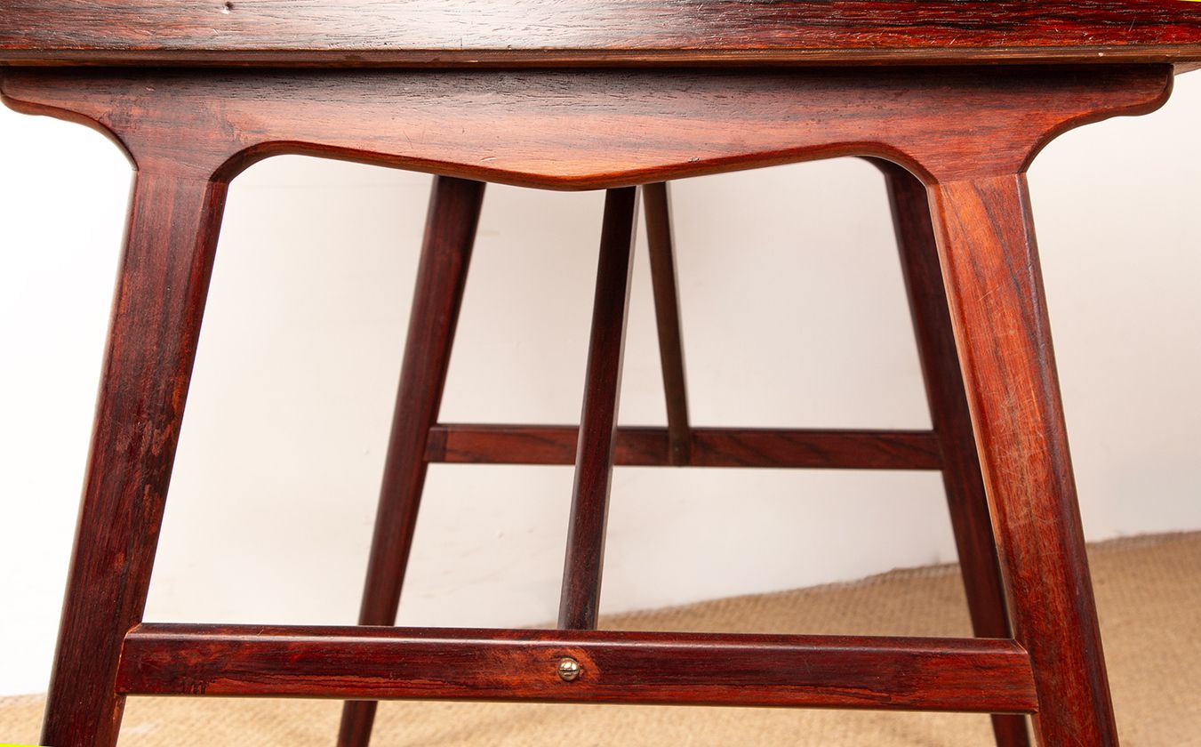 photo buy Danish Rosewood Desk, Model 56 By Arne Wahl Iversen For Vinde Mobelfabrik 1960.