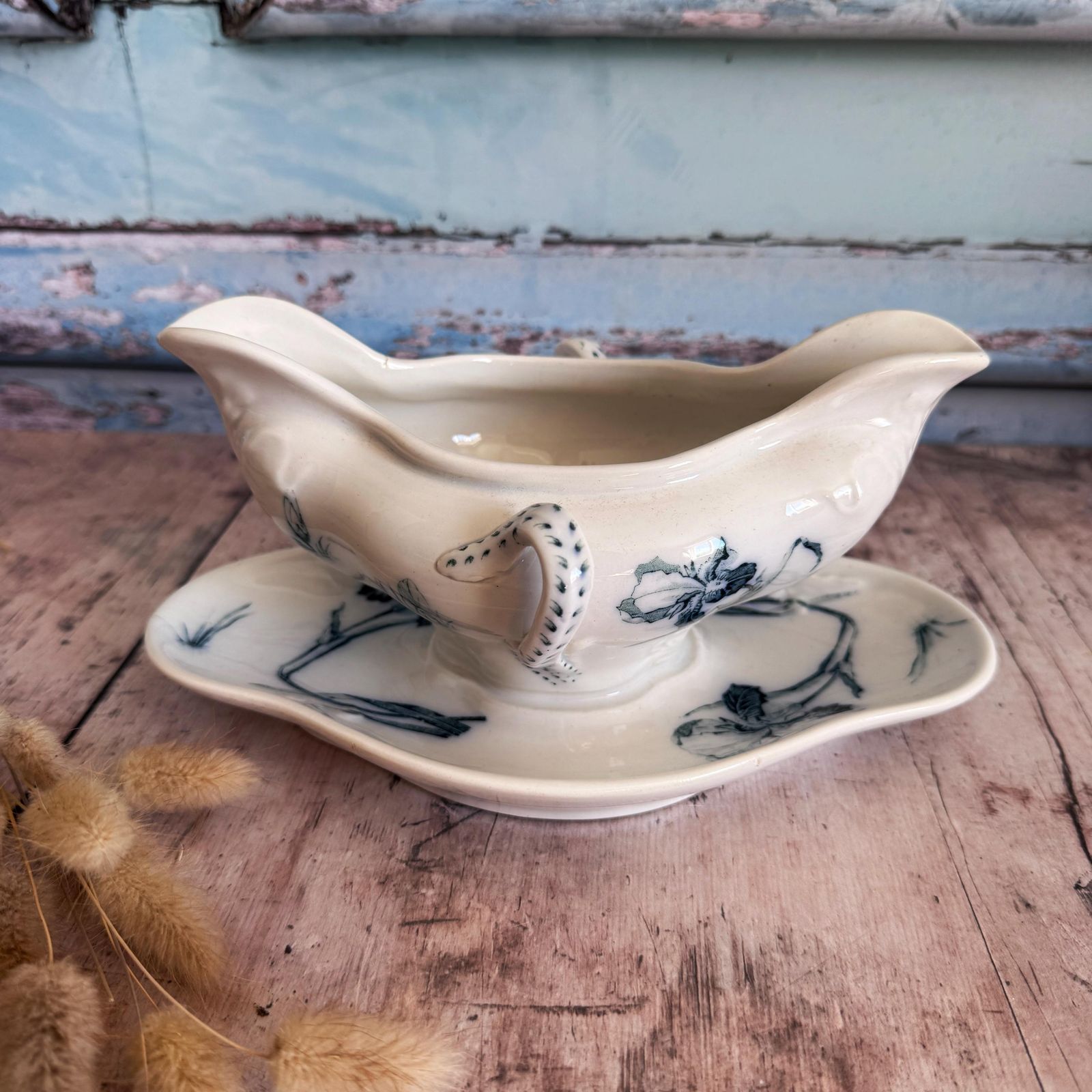 Antieke Sauskom met Onderschotel photo Woonaccessoires