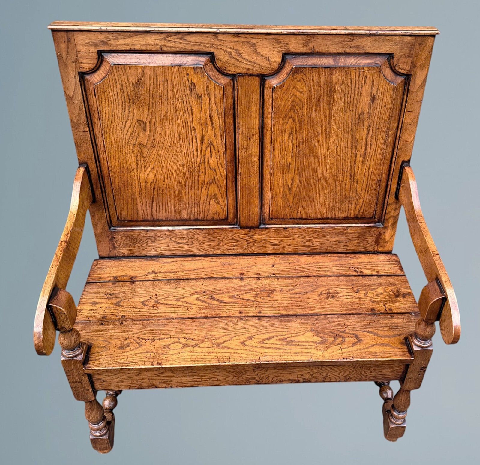 Oak Settle / Oak Hall Seat / Oak Hall Bench photo 560.0