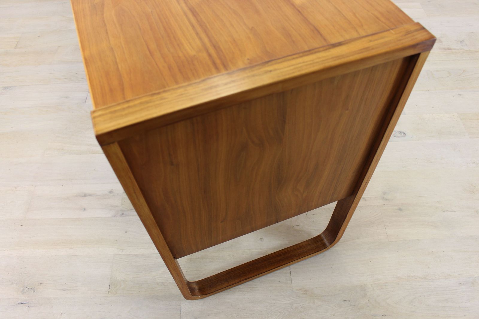 Uniflex Walnut K Range Shallow Desk By Peter Hayward photo for sale