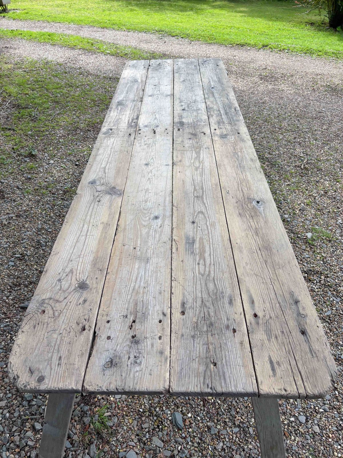 Vintage Garden Harvest Trestle Table photo buy