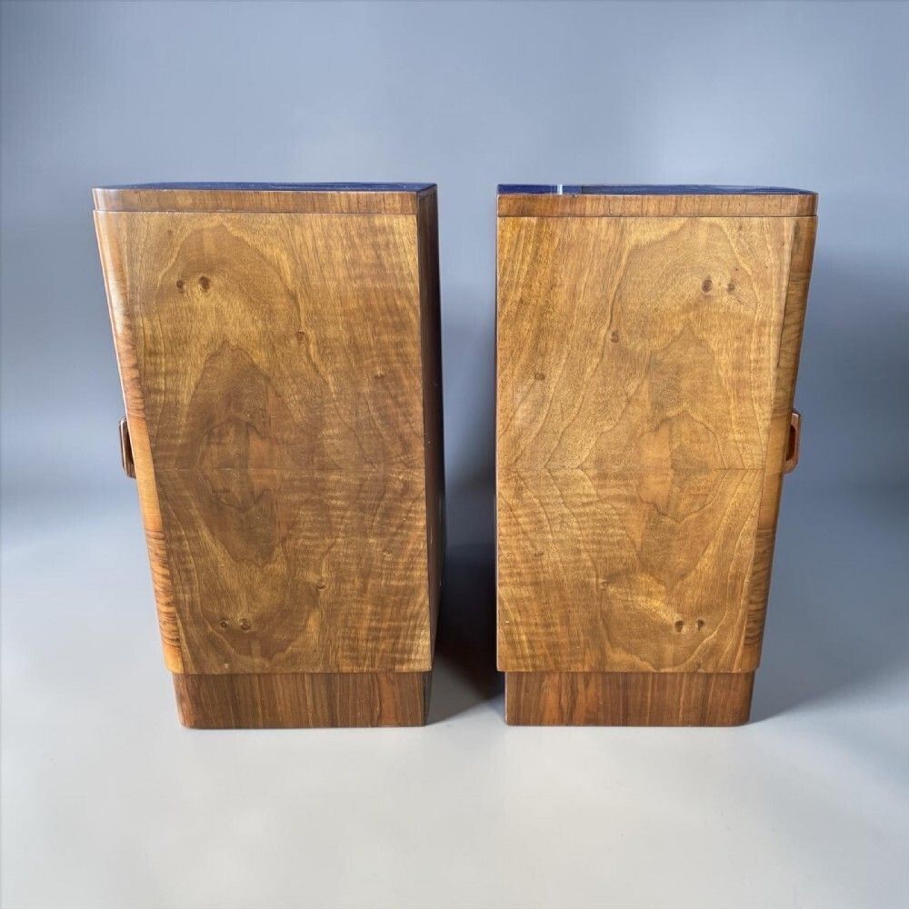 A Pair Of Art Deco Bedside Tables photo for sale