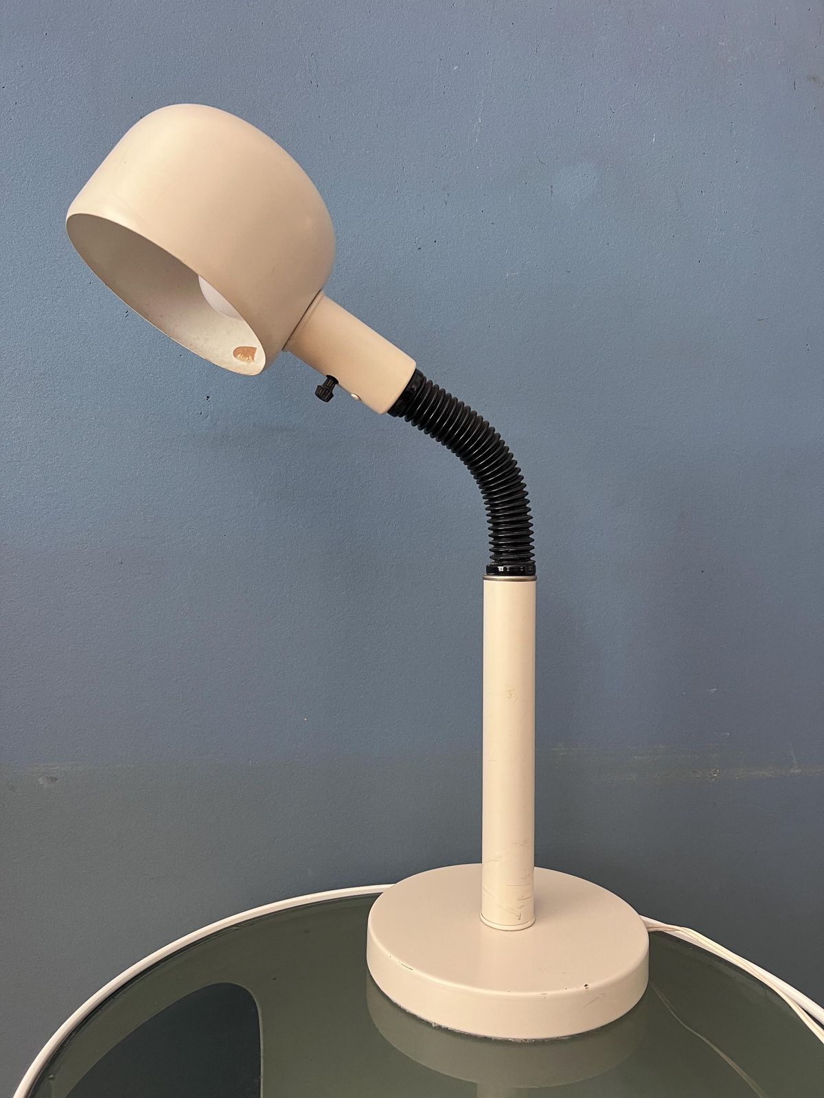 Cobra Table Lamp   Gooseneck Desk Light   Mid Century Lighting photo vinterior