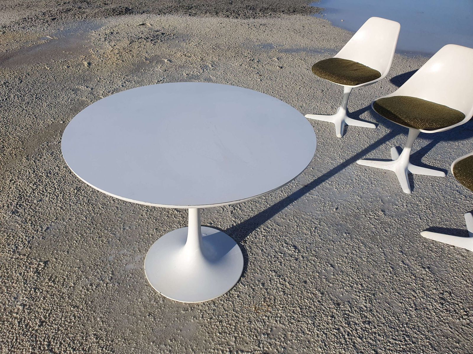 Maurice Burke For Arkana Of Bath. 'Tulip' Dining Suite. 1960s/70s. photo buy