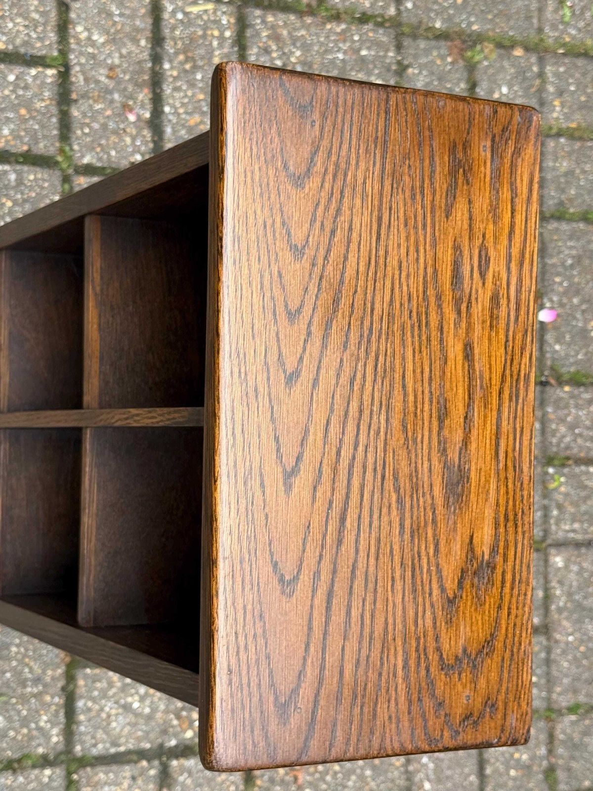 Furniture Vintage Solid Oak Display Shelf Bookcase By Webber Furniture England   Webber Furniture, Made In England photo
