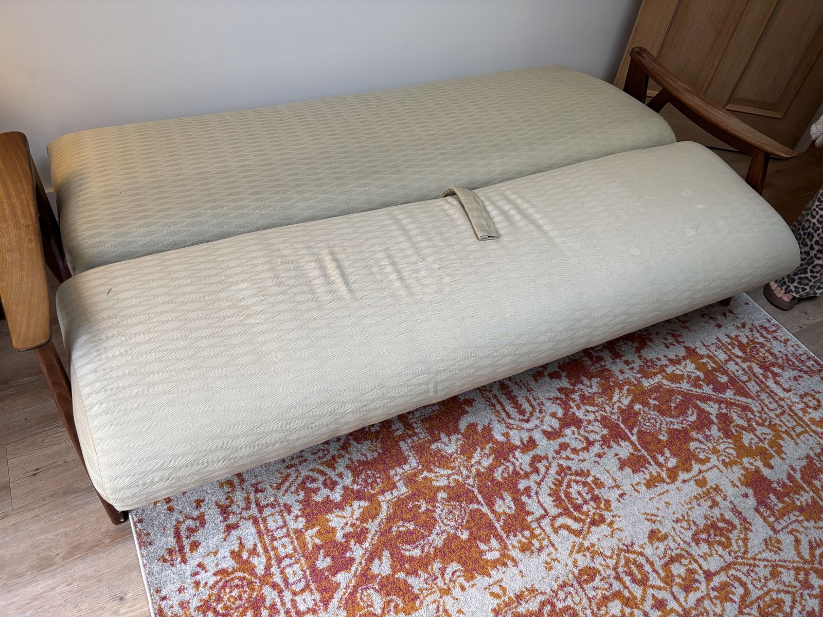 1960s Original Teak Sofa photo furniture