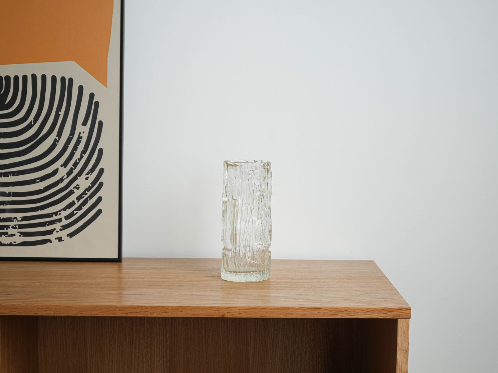 Avena glazen vaas, Fins design, jaren 1960, ontwerper: Tapio Wirkkala, fabrikant: Iittala photo buy
