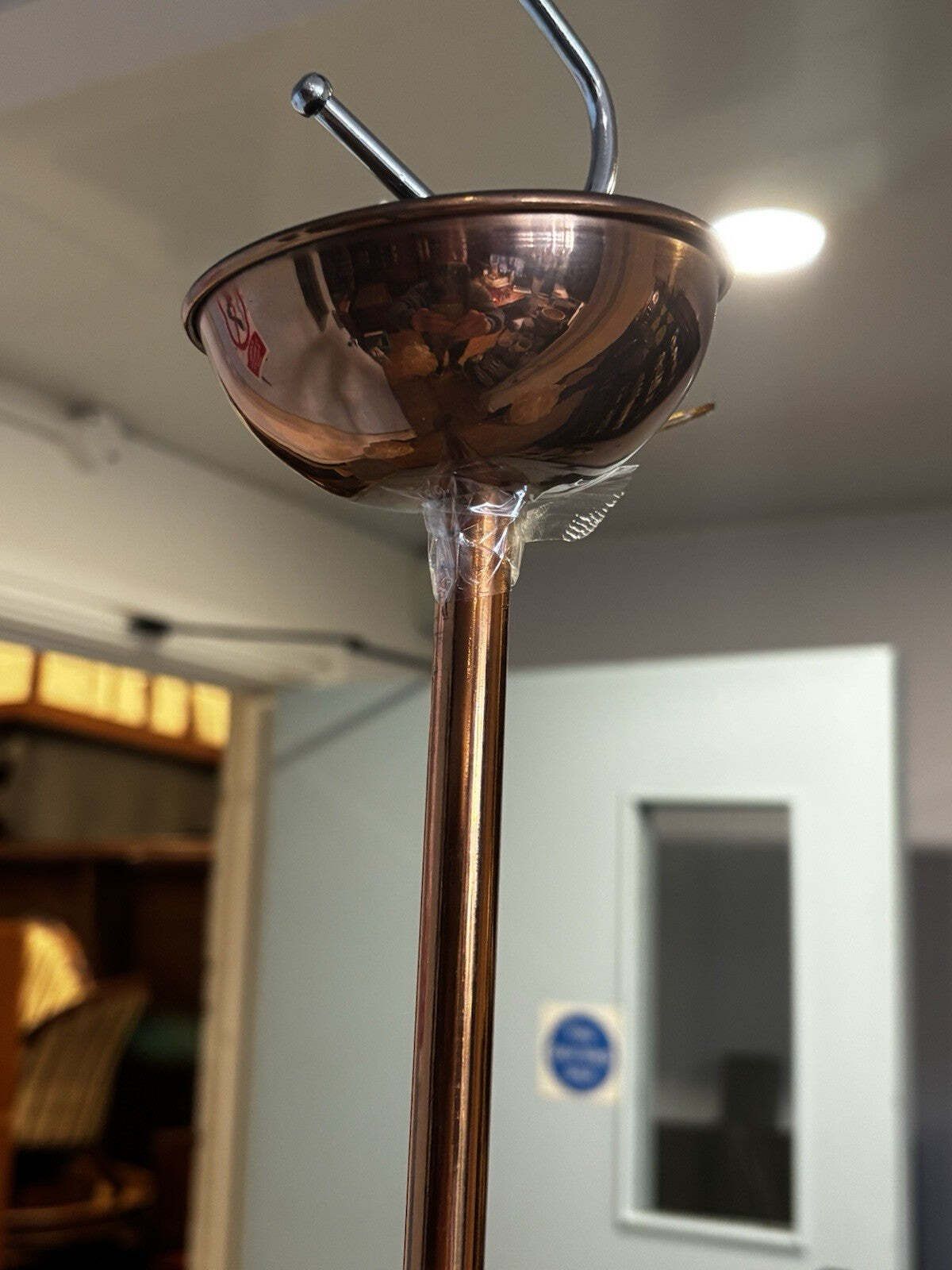 photo for sale Art Deco Torch Chandelier