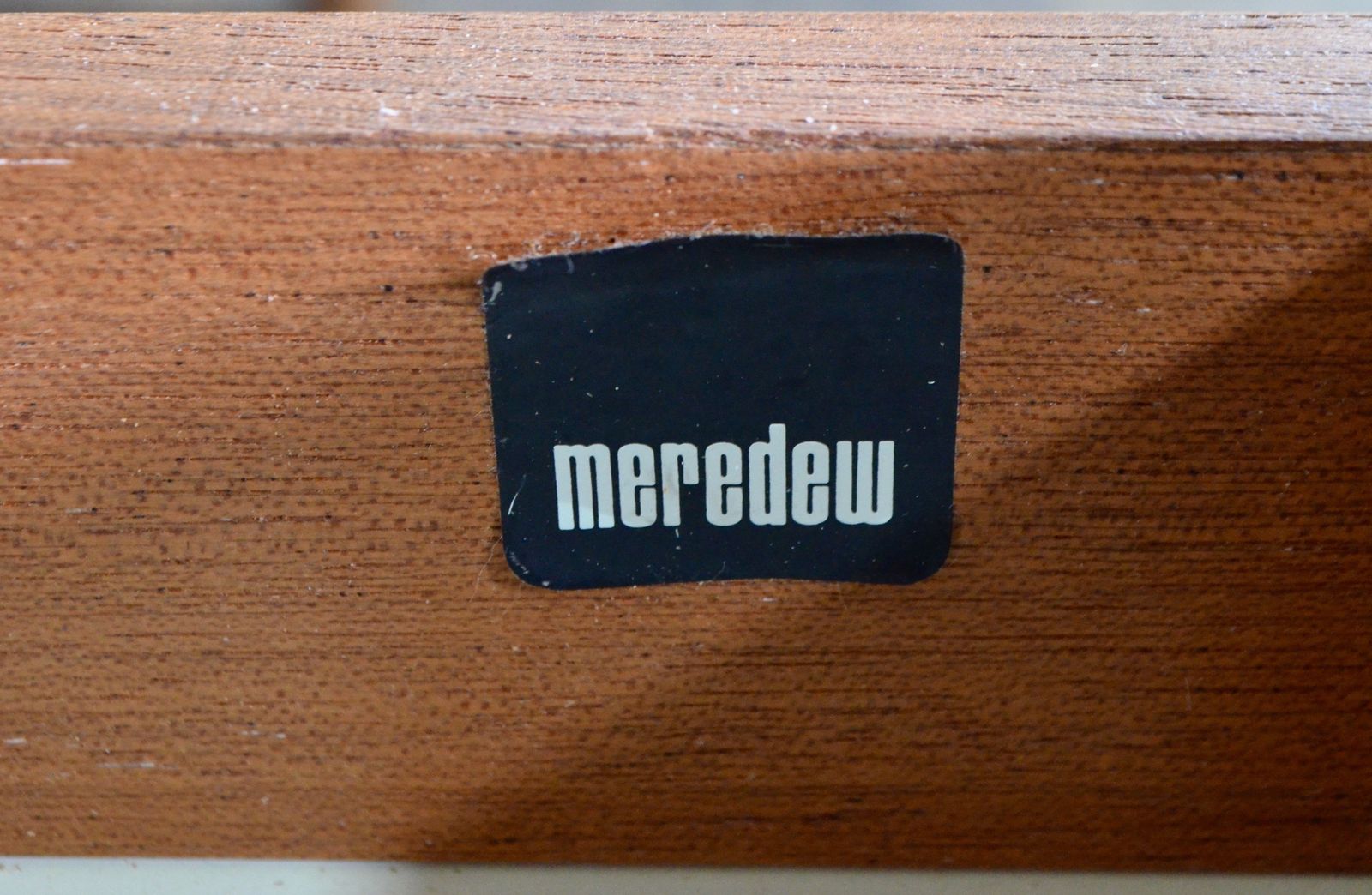 Midcentury Meredew Desk / Console Table In Stunning Teak. Vintage Modern / Retro / Danish / Scandinavian Style. photo furniture