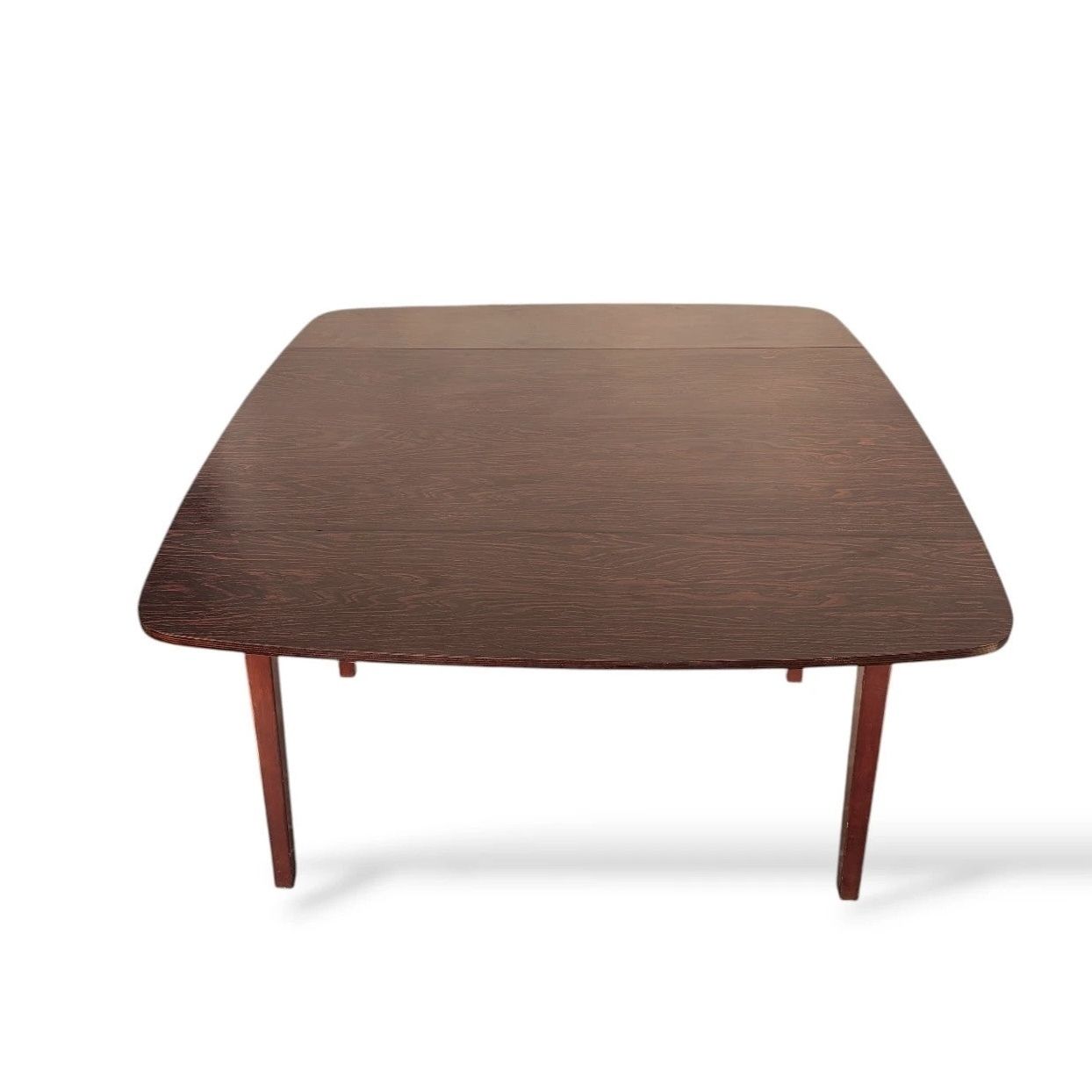 Mid Century Schreiber Rosewood Effect Formica Drop Leaf Dining Table photo furniture