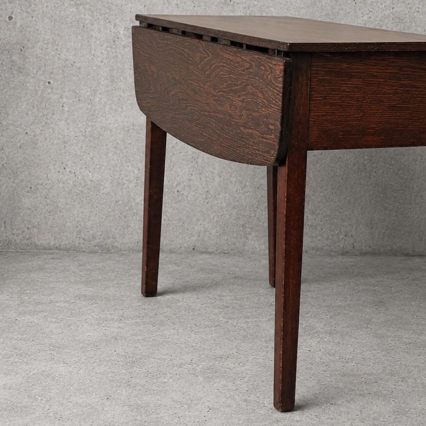 Mid Century Schreiber Rosewood Effect Formica Drop Leaf Dining Table photo Furniture