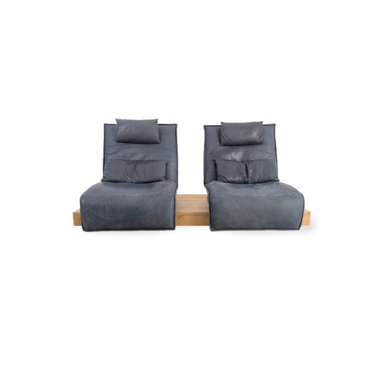 Original Koinor Epos 3 Sofa – Designer Two Seater Couch In Beam Oak