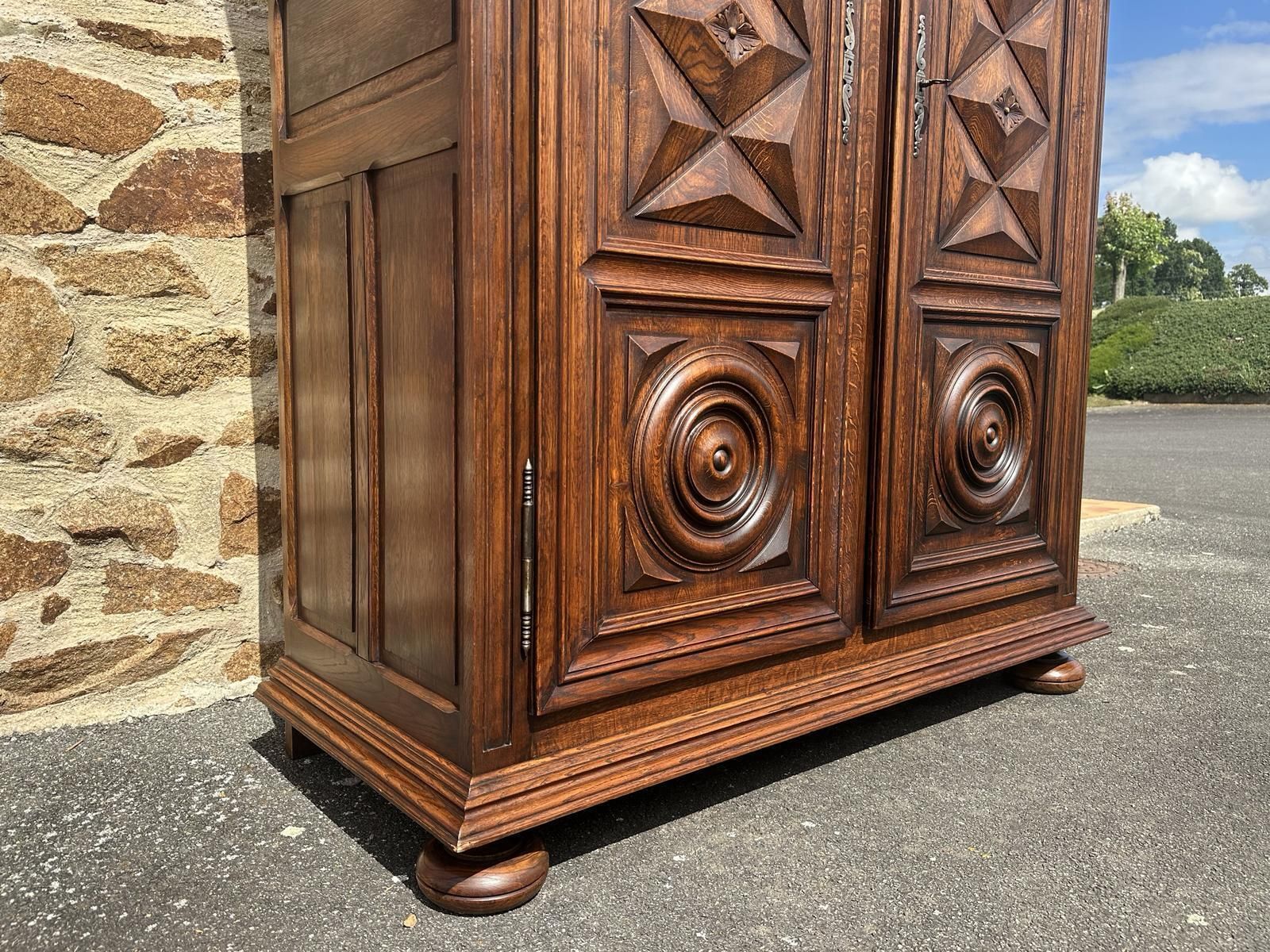 photo furniture Antique French Bedroom Suite   Bed, Armoire, Bedside Tables