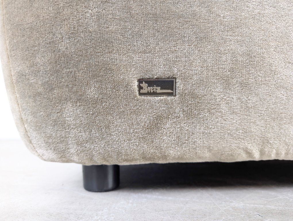 Bretz Ocean 7 hoekbank, designerbank in velours photo 5916.0