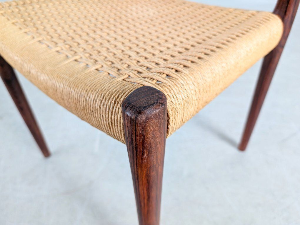 Furniture Set Of 4 Chairs Jl Mollers Model 75 Niels Otto Møller Rosewood photo