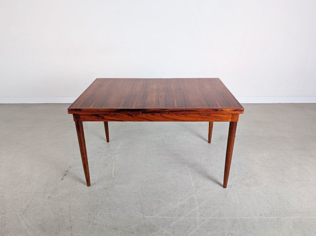 Mid Century Uitschuifbare Eettafel Jl Van Niels Møller, Palissander Vintage photo furniture