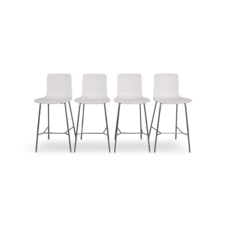 Set Van 4 Vitra Hal Re Barkrukken, Keukenversie, Jasper Morrison