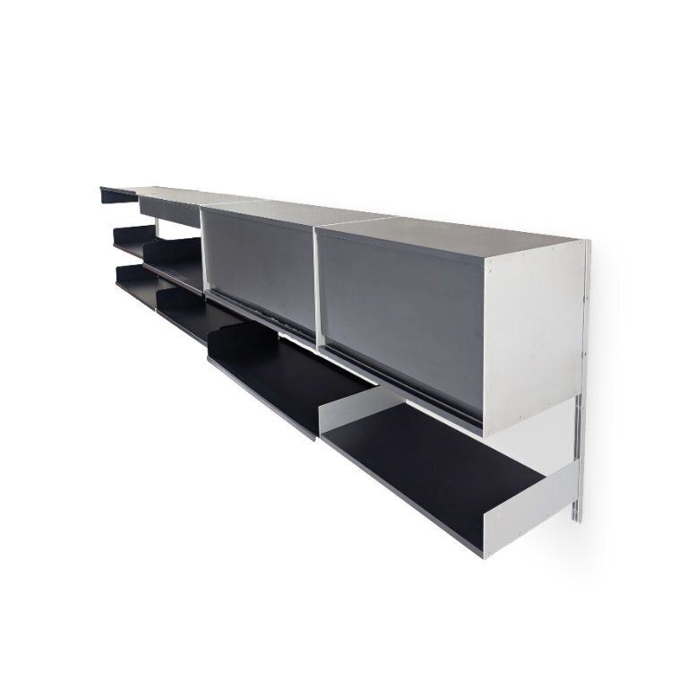 Dieter Rams Wandplank 606 Vitsoe Zwart Dressoir Design Bauhaus photo for sale