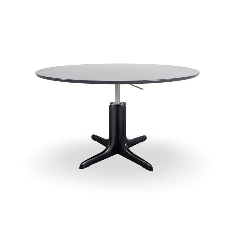 Vintage Design Eettafel, Zwart, Mid Century Modern, Jaren 1970, Duitsland photo vinterior