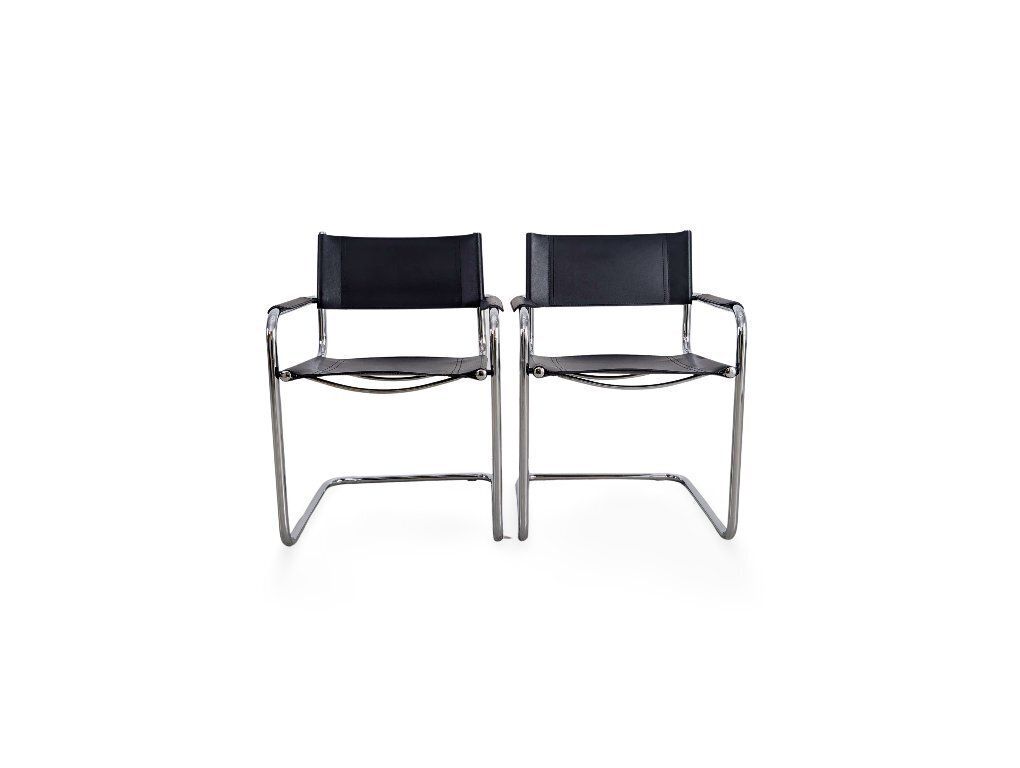 Set van 2 B34 Cantilever stoelen Mart Stam Marcel Breuer Mg5