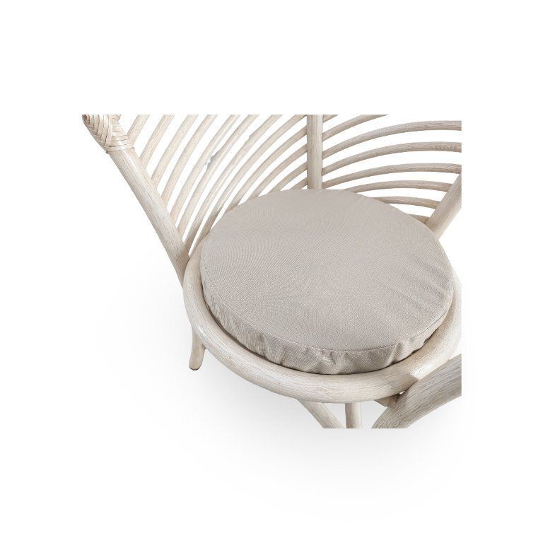 photo furniture Set Of 4 Wickerwork Atelier Schütz Chairs, Design Chair 1970, Bamboo