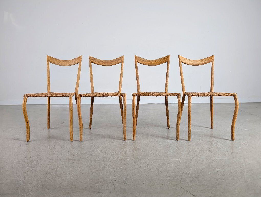Lot de 4 chaises Jasper Conran modèle Manila, par Val Padilla photo for sale
