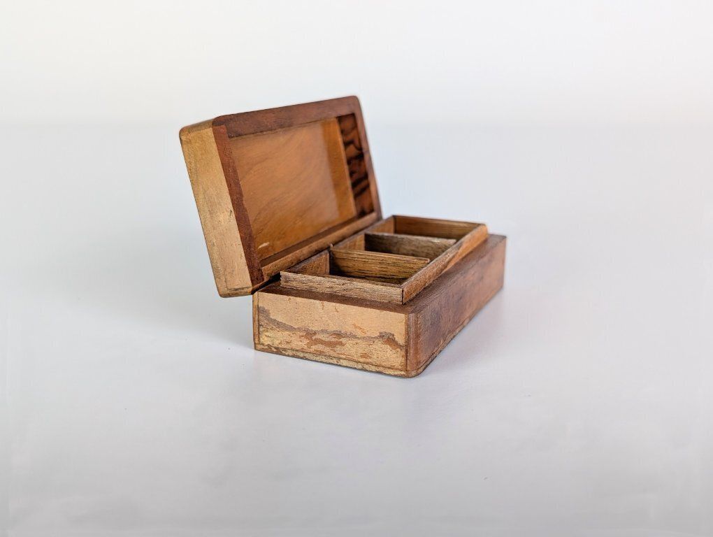 photo furniture Vintage Wooden Box, Casket, Stamp Box, Jewelry Box, Casket
