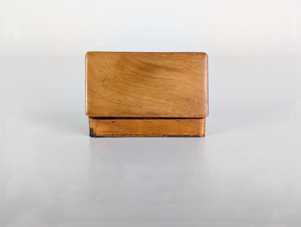 photo for sale Vintage Wooden Box, Casket, Stamp Box, Jewelry Box, Casket